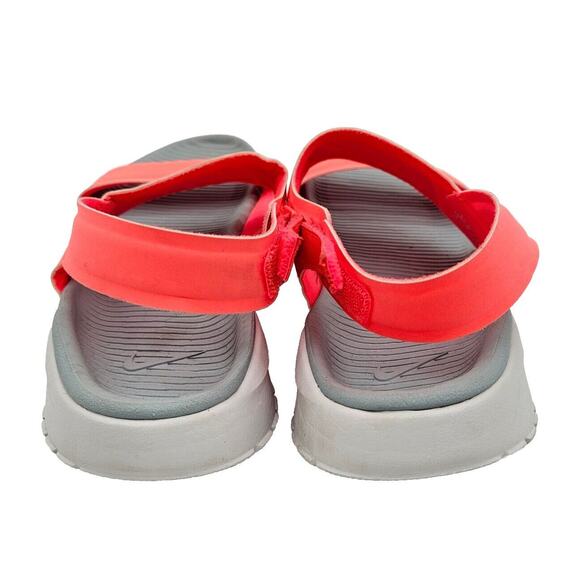 Nike Tanjun Womens Size 6 Hook Loop Strap Sandals Water Outdoor Shoes Coral Pink - Picture 3 of 5